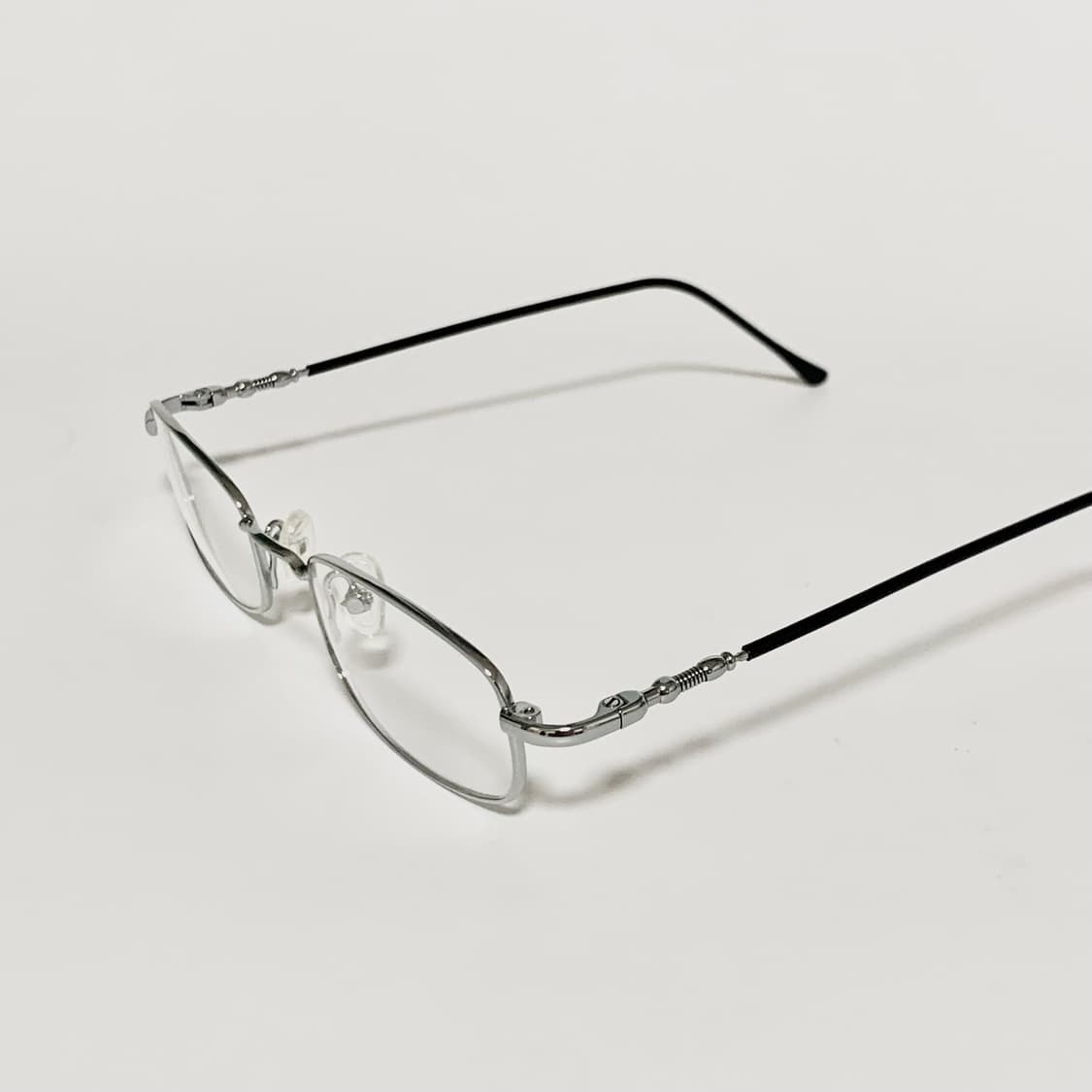 992 데드스탁 빈티지 안경테 슬림 풀메탈 실버 직사각형 남녀공용 픽키 상품이미지5