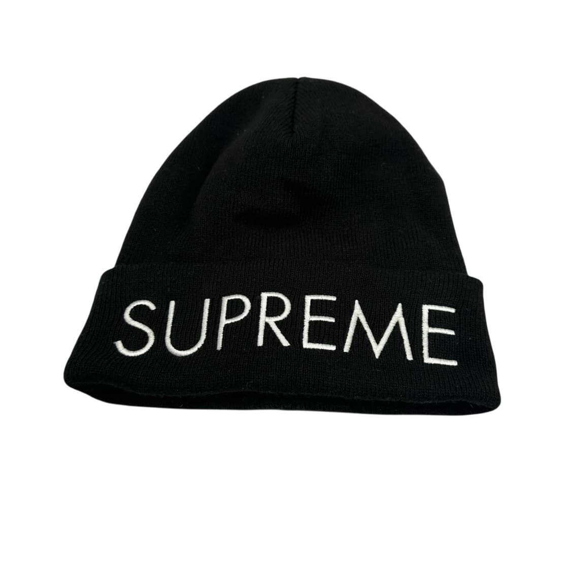 슈프림 클래식 자수 로고 비니 블랙 상품이미지1