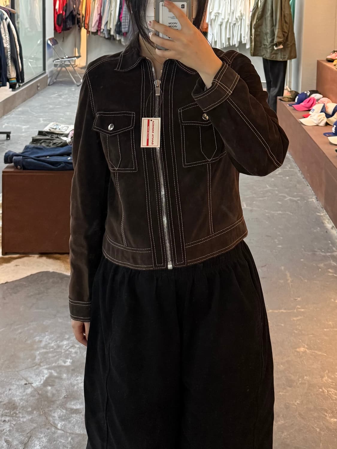 휴고보스 스웨이드 스티치 트러커 자켓 H2021 상품이미지1