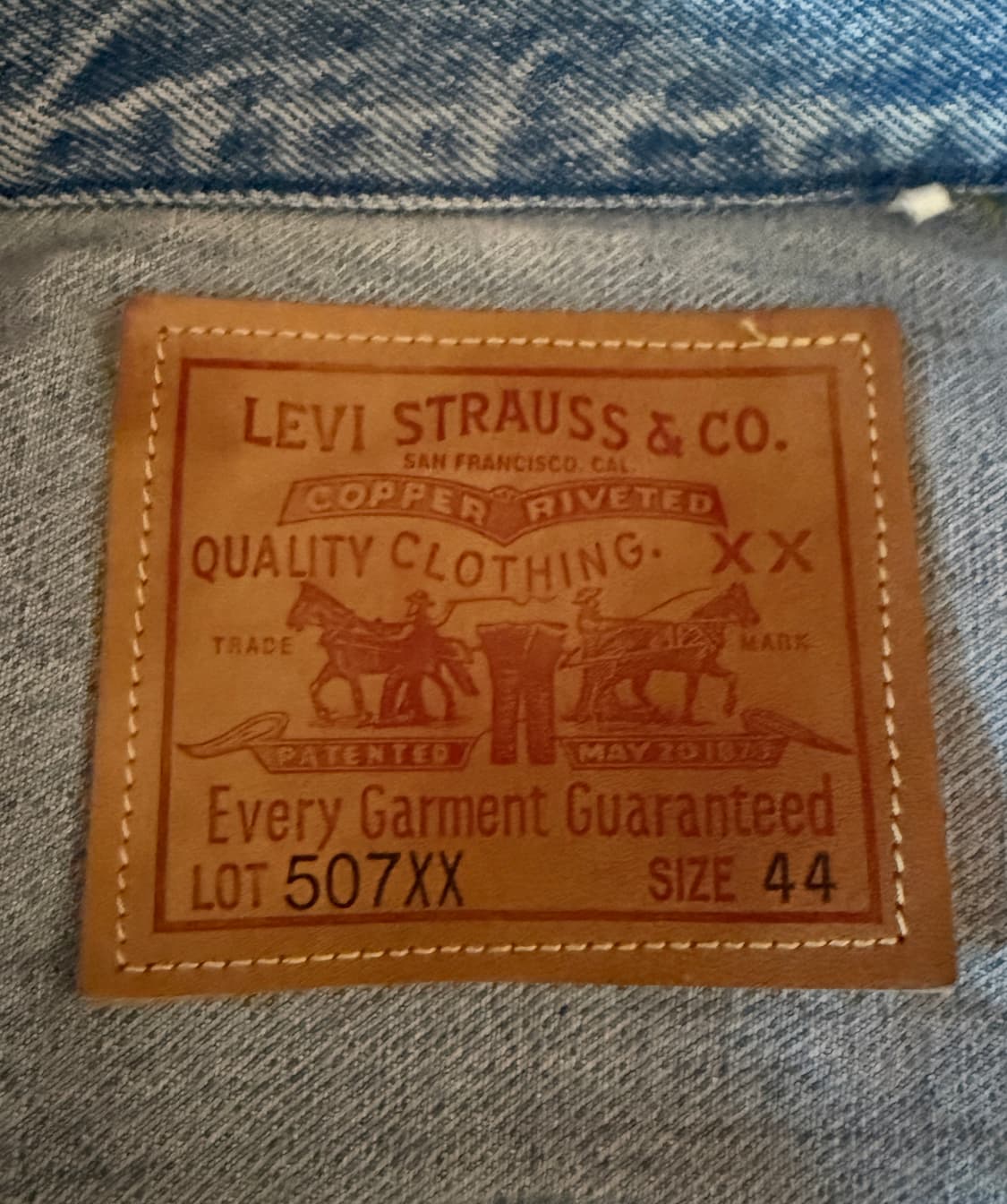 LVC 1953 Type II 507XX Medium Wash XL 상품이미지2