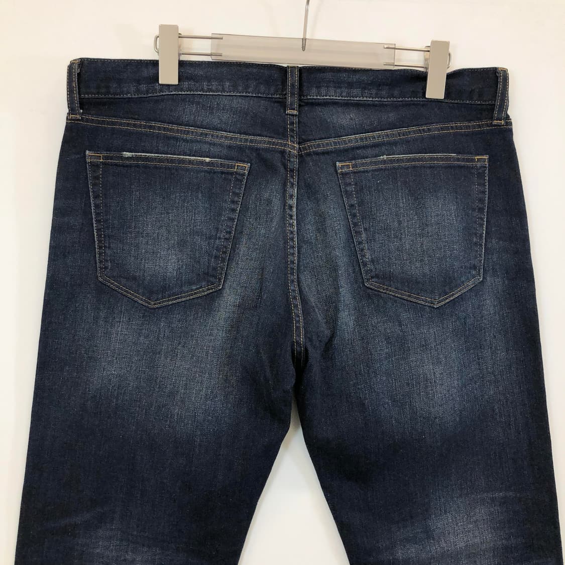 유니클로 (새상품) 스트레이트 데님진 36 인치 상품이미지4