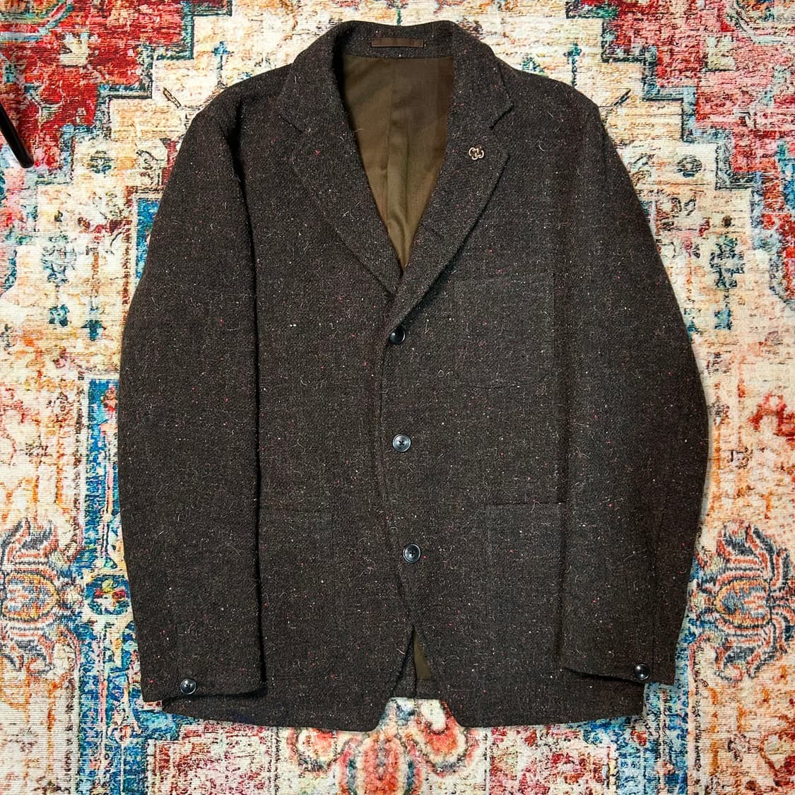 [XL] 나이젤 카본 울 트위드 자켓 Hospital Jacket 상품이미지1