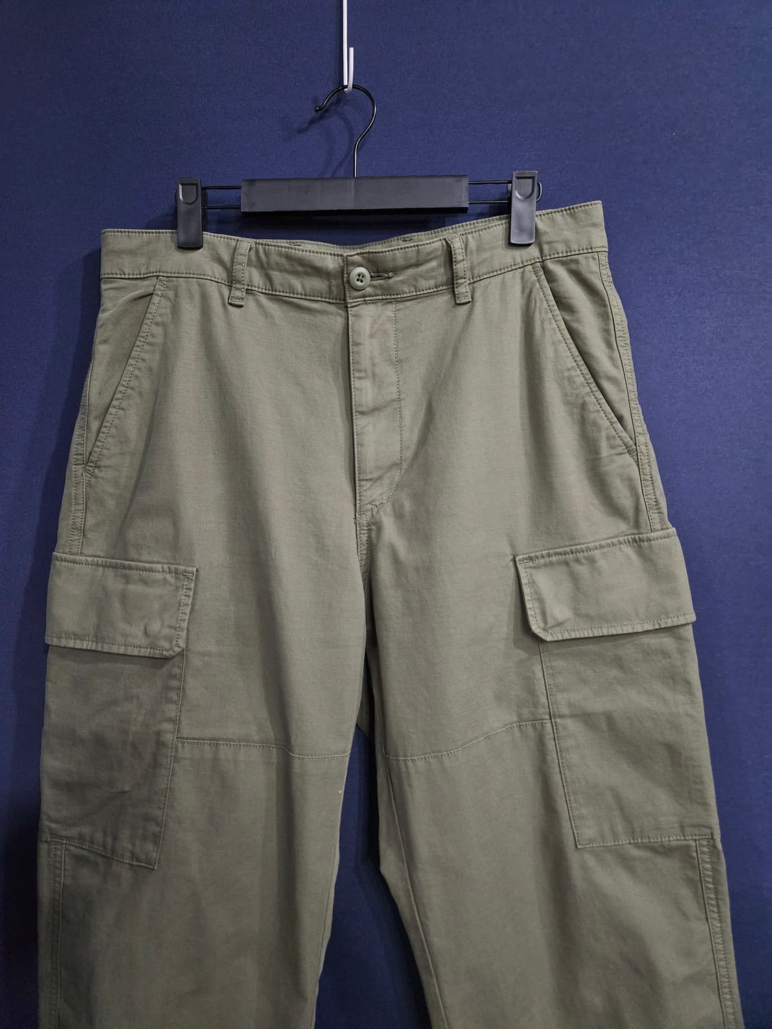 유니클로 카키 남성 허리 32~33 카고팬츠  상품이미지7