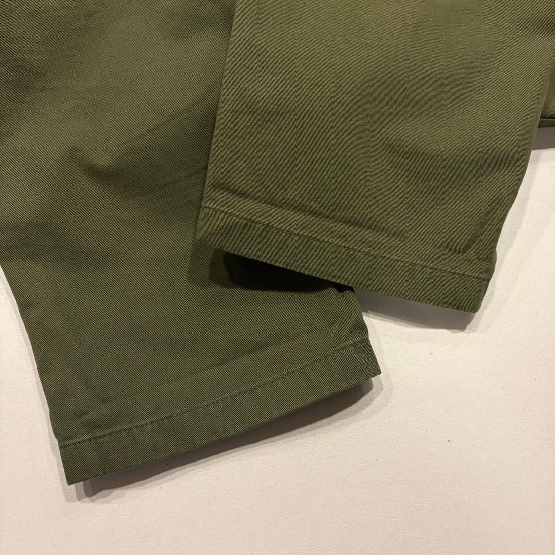 [M] 그라미치 벨트 카키색 면바지 코튼 팬츠 D566 상품이미지4