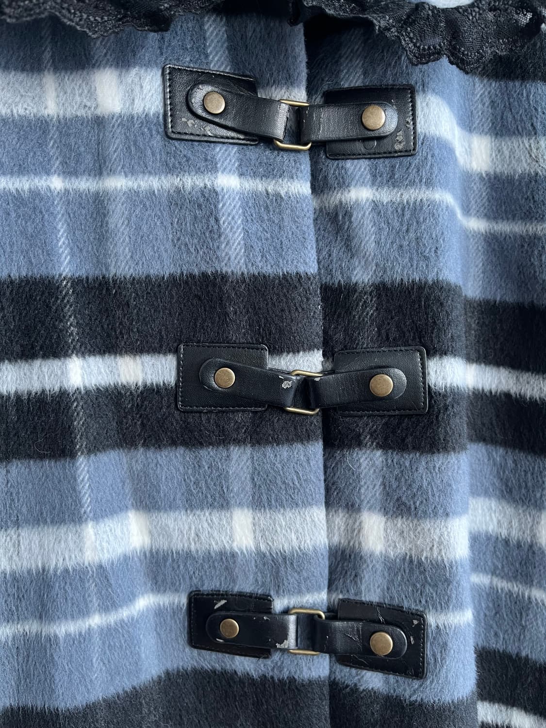 *SALE) axes femme 네이비 체크 세일러 자켓 상품이미지4