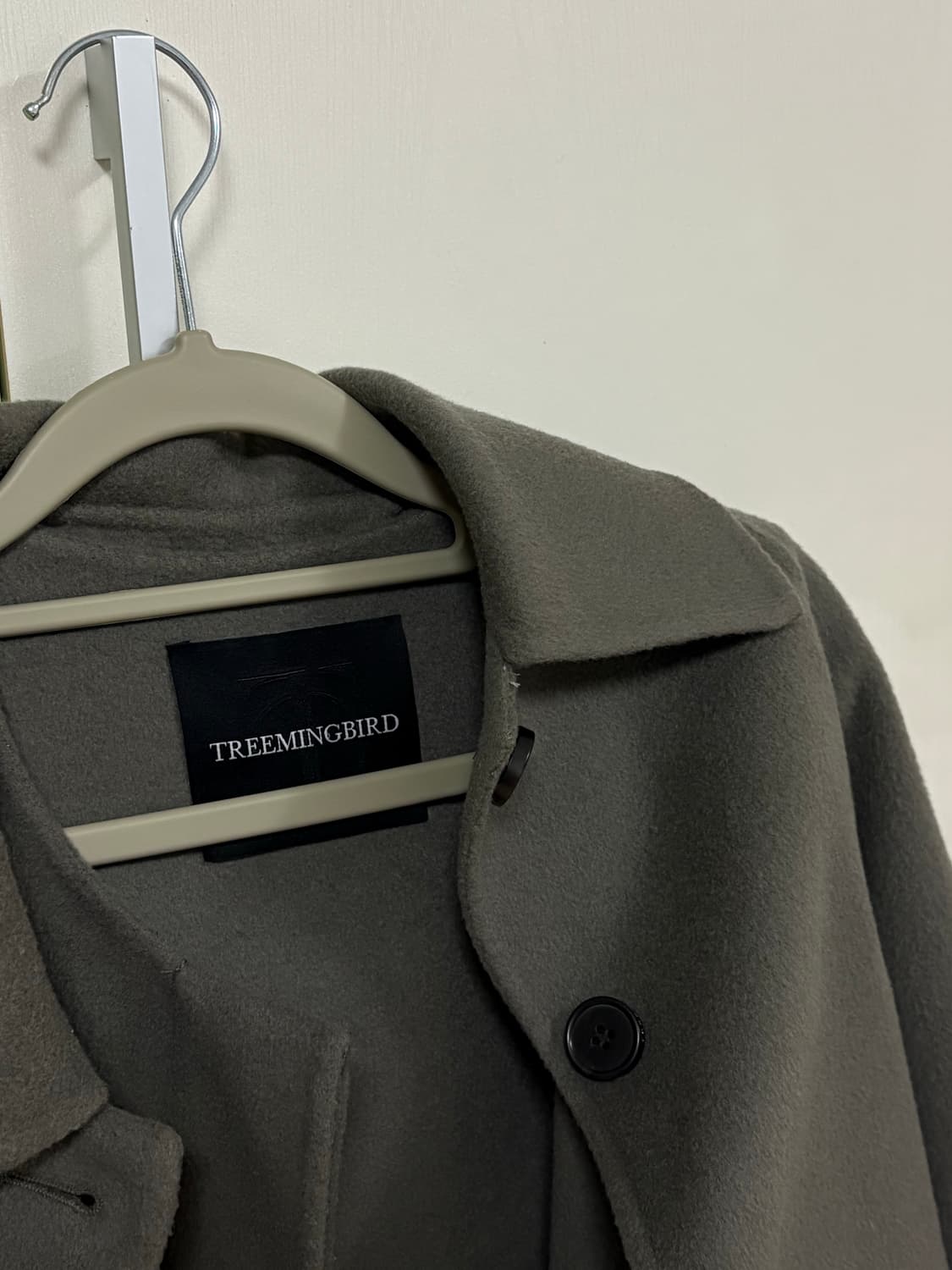 트리밍버드 3way 캐시미어 코트 카키 상품이미지4