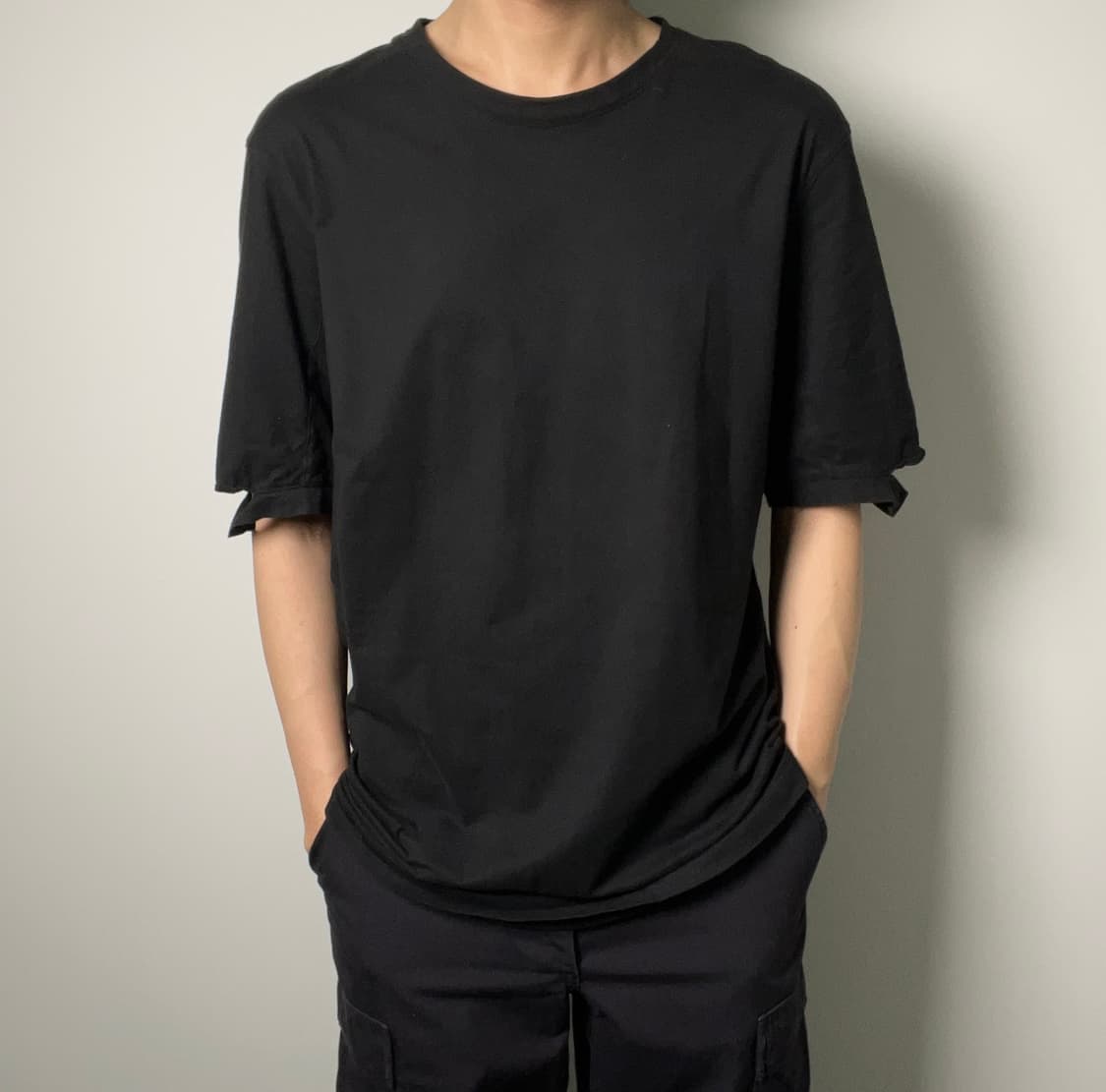 헬무트 랭 슬래시 엘보우 티셔츠 XL 상품이미지3