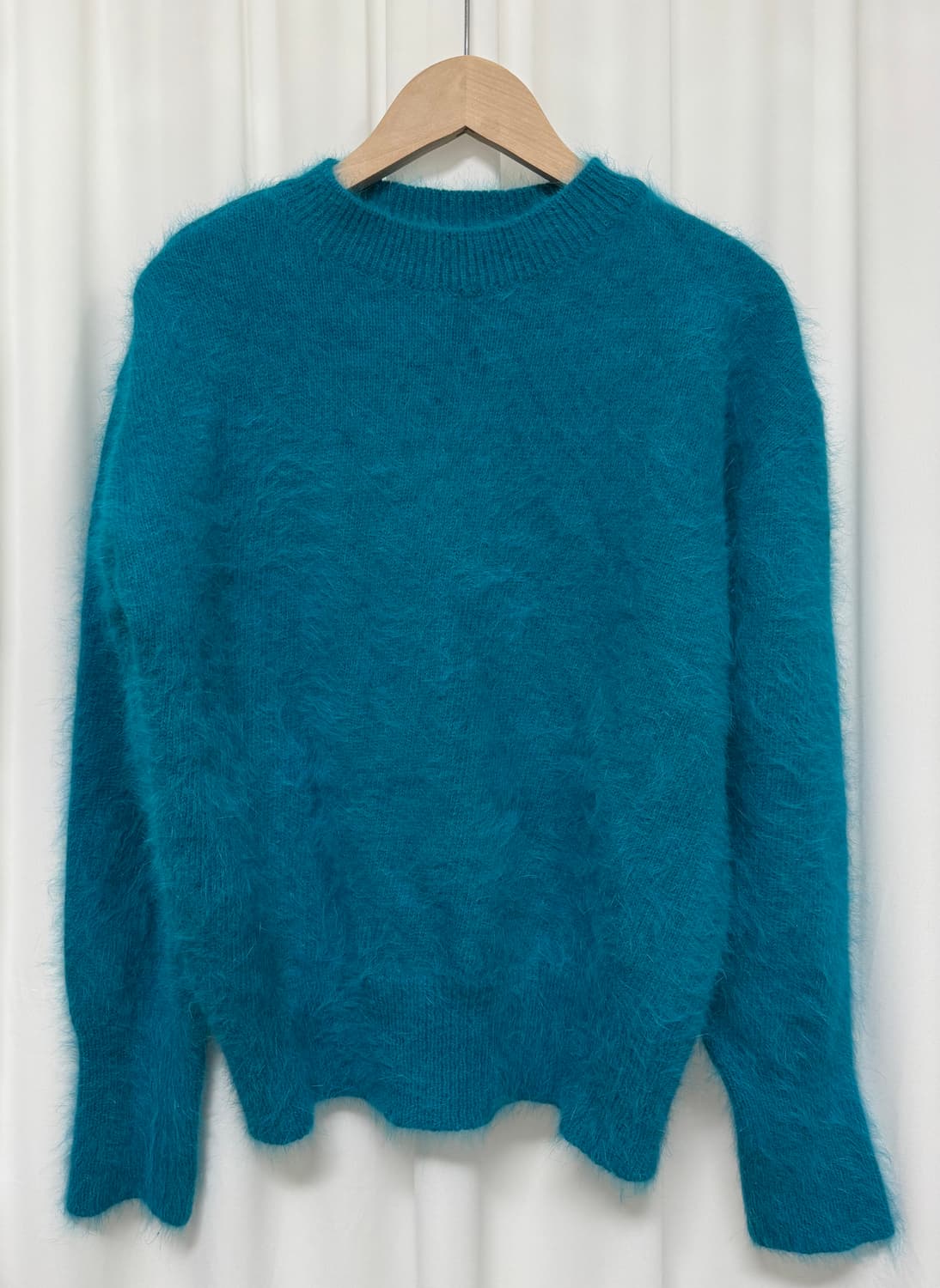 런던플랏 터키색 앙고라 니트 상품이미지1