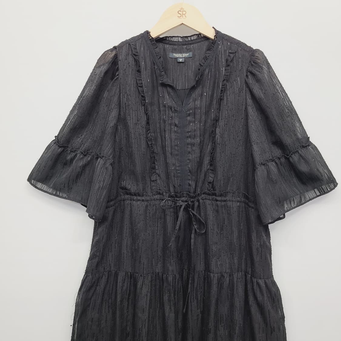 ​써스데이아일랜드 테슬 포인트 티어드 롱 원피스 (M 상품이미지3