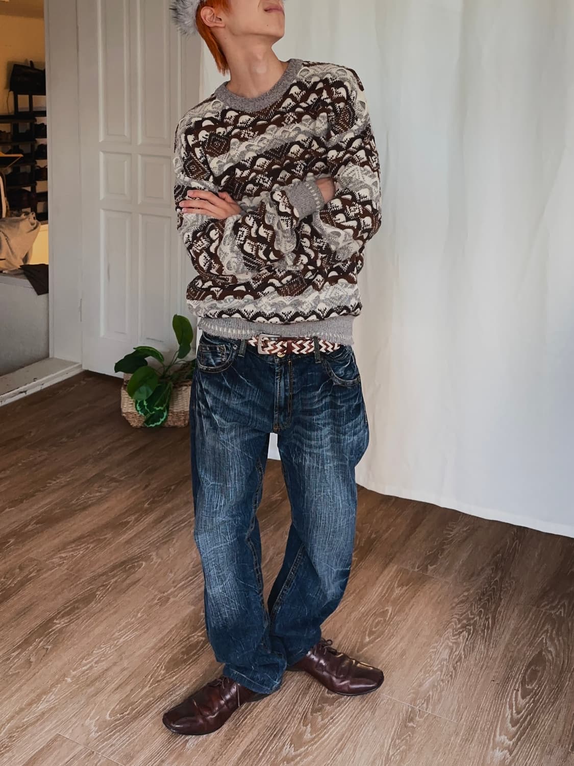 Anti-Label Jean 리프드 포켓 &워시드 진 상품이미지3