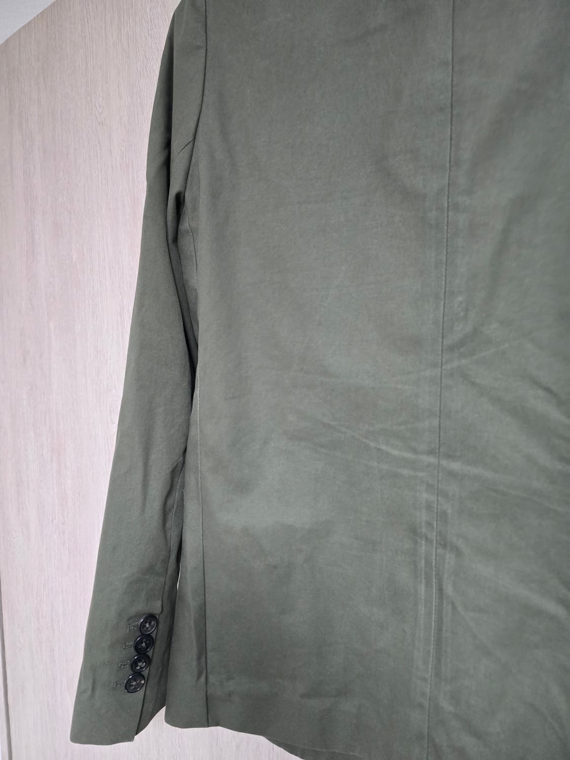 다미르도마 Damir Doma 카키 가죽 블레이저 다크웨어 고딕 상품이미지4