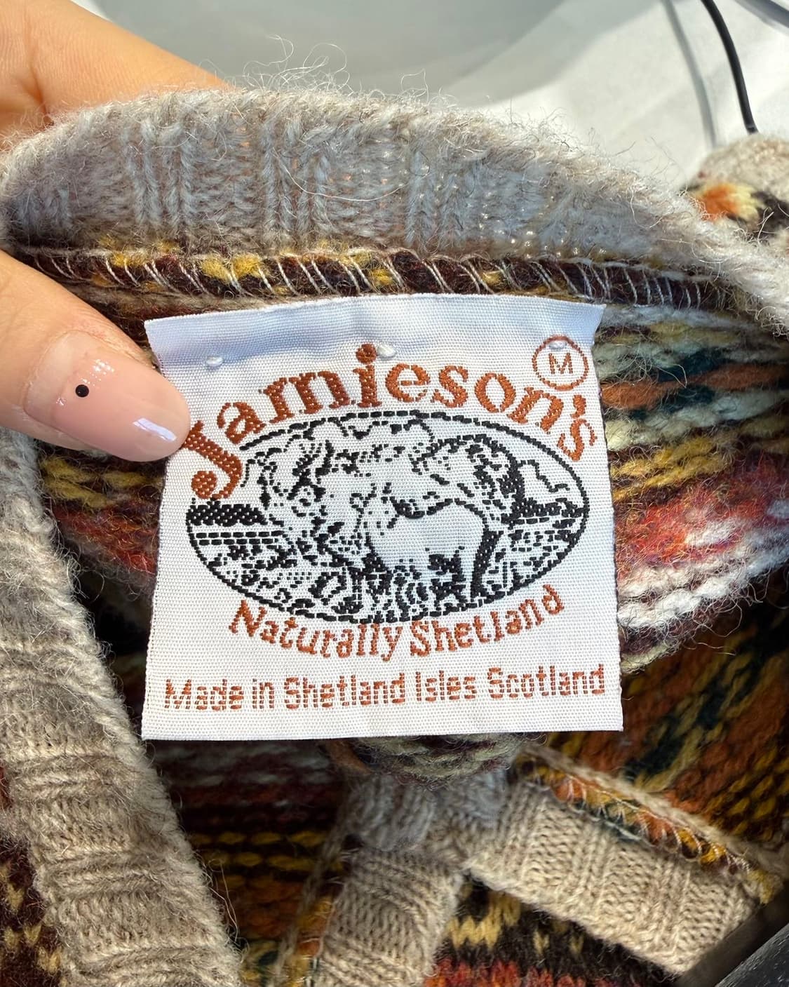 제이미슨스 셔틀랜드 페어아일  니트 베스트 상품이미지8