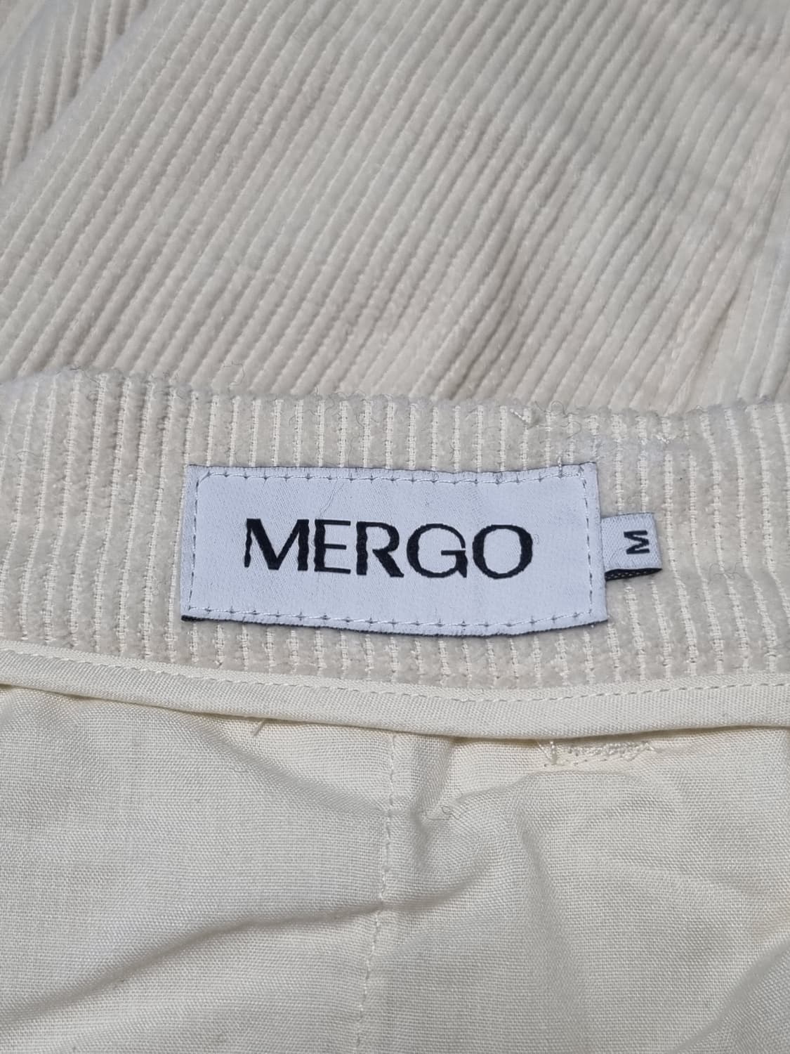 [M] 메르고 크림 코듀로이 팬츠 상품이미지2