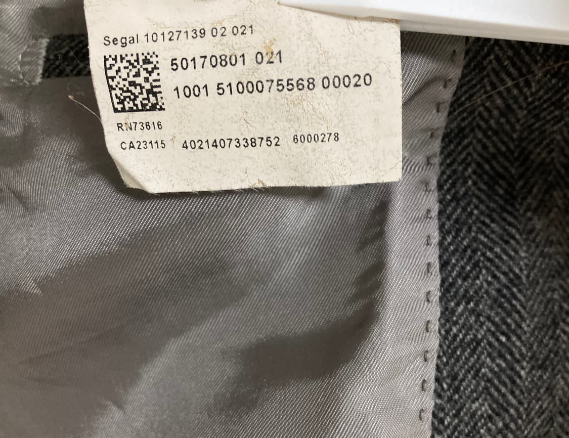 휴고보스 헤링본 자켓 100(48) 판매 상품이미지9