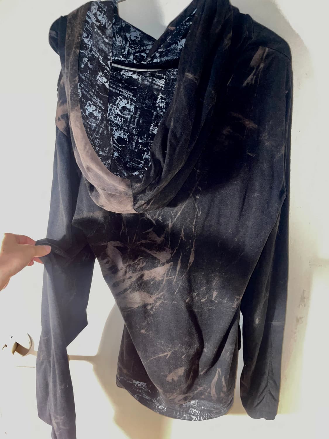 펑크 후드 롱 슬리브 상품이미지4