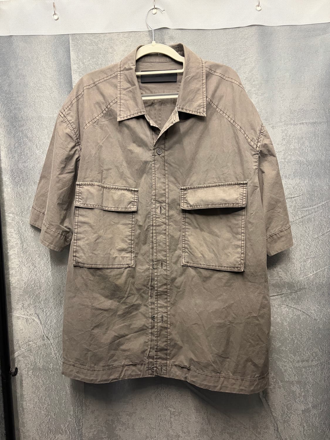 Juun.j 준지 가먼트 다잉 코치 셔츠 상품이미지1