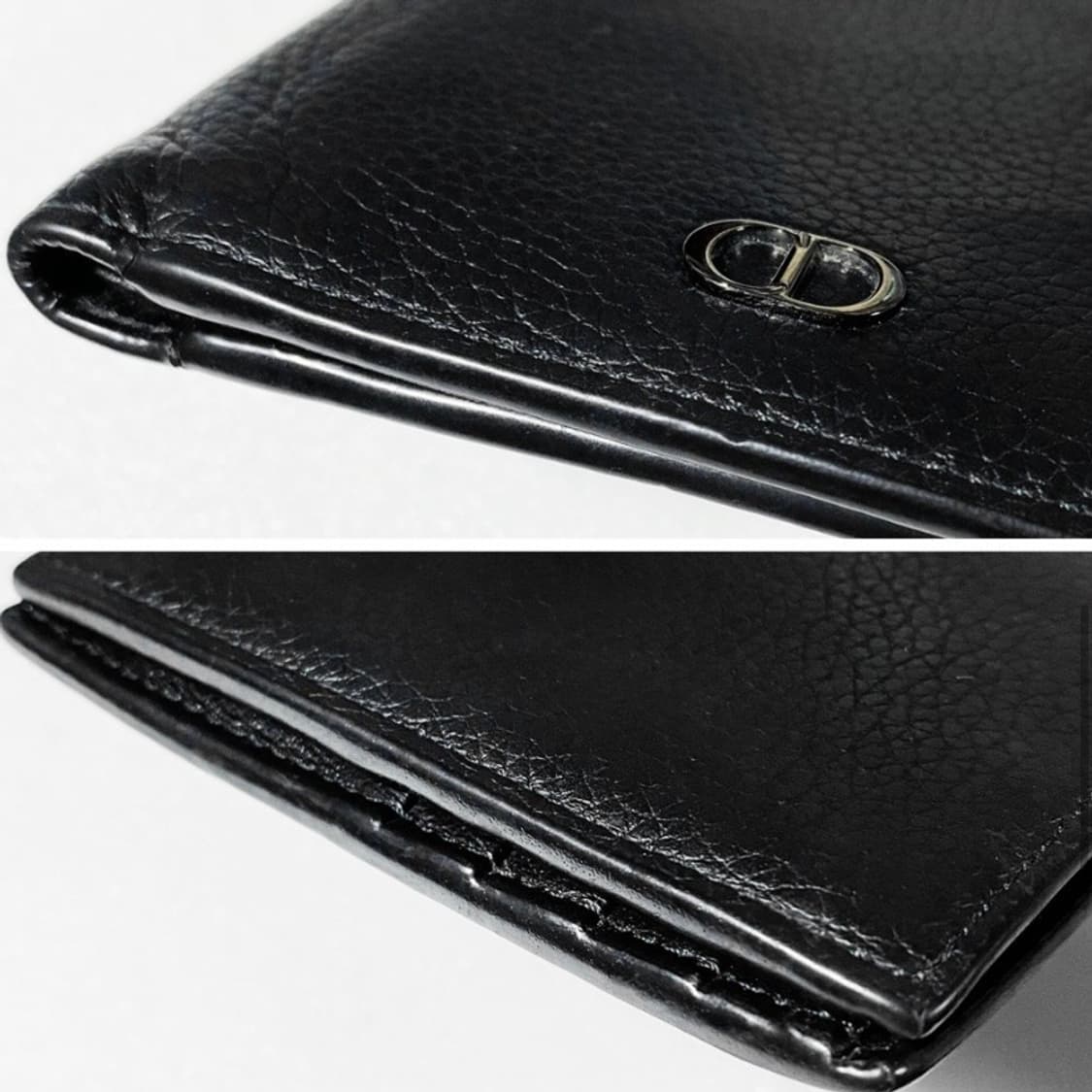 [정품] DIOR 디올 CD아이콘 그레인 송아지가죽 남성용 반지갑 상품이미지10