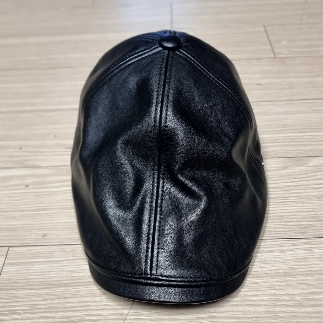 80~90s 피에르가르뎅 기술제휴 국내생산 가죽 헌팅캡 상품이미지3