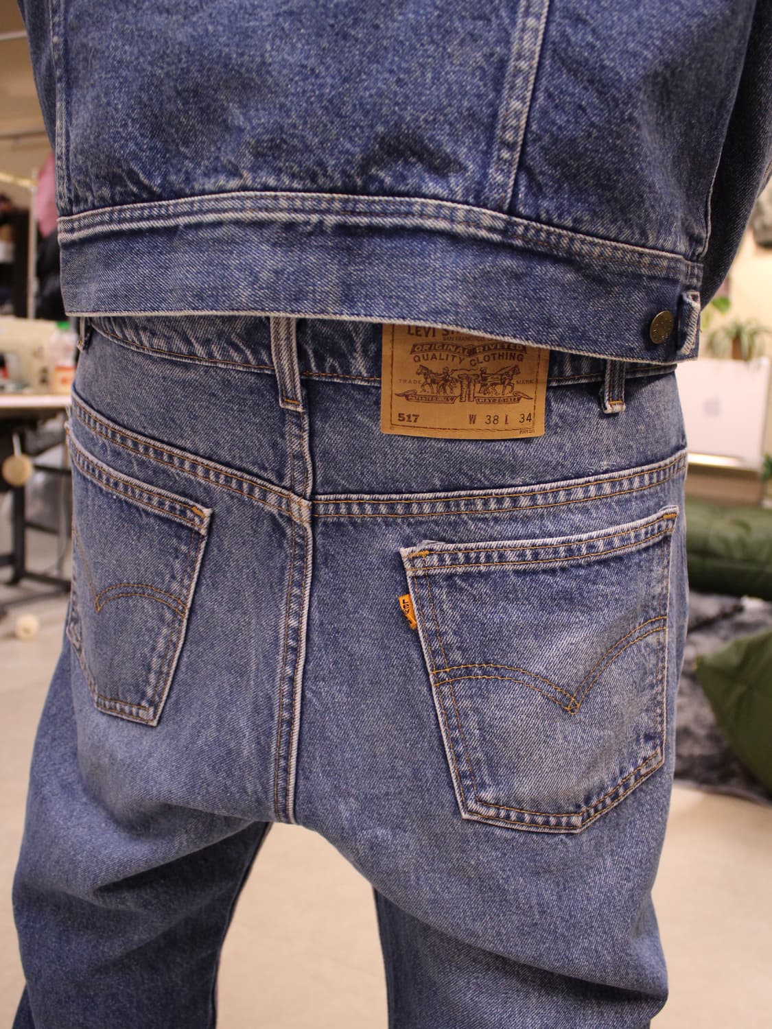 90s USA Levis 517 Orange Tab Boot Cut 상품이미지2