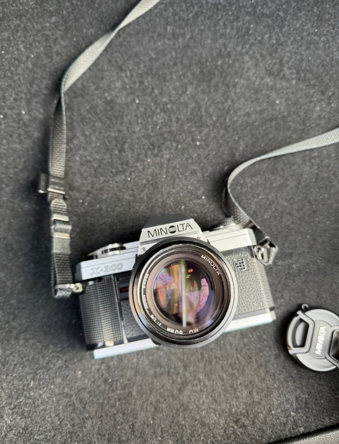 미놀타 x-300 필름카메라 순정 정품 가죽케이스 포함 상품이미지1