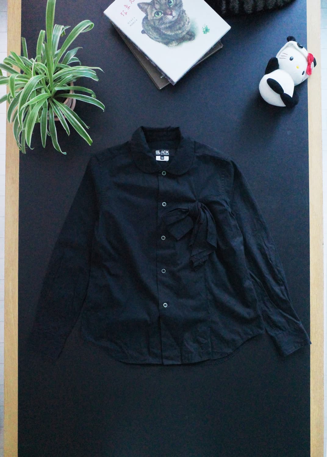 꼼데가르송 블랙 리본 셔츠 상품이미지3