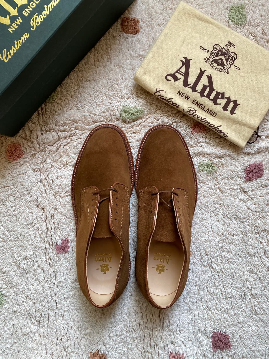 새상품 알든 29336F 스너프 스웨이드 플레인토 더비 슈즈 상품이미지2