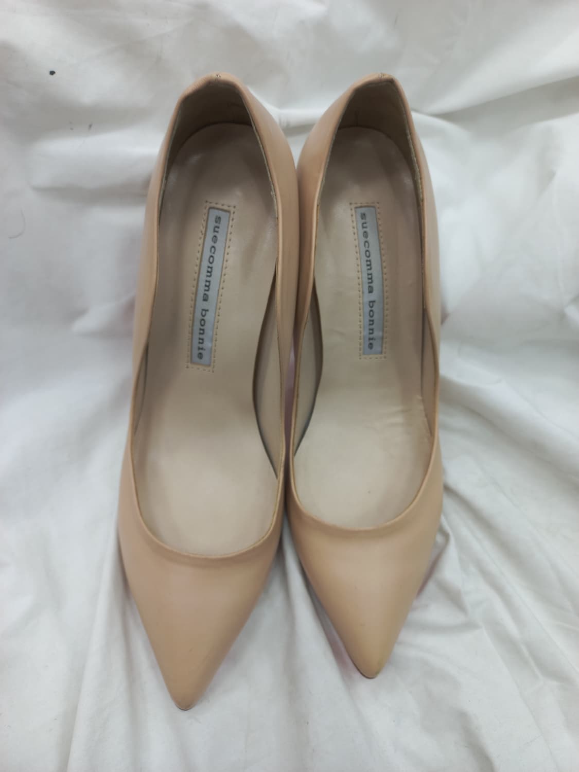 슈콤마보니 스틸레토 펌프스 245~ 250mm 베이지 상품이미지5