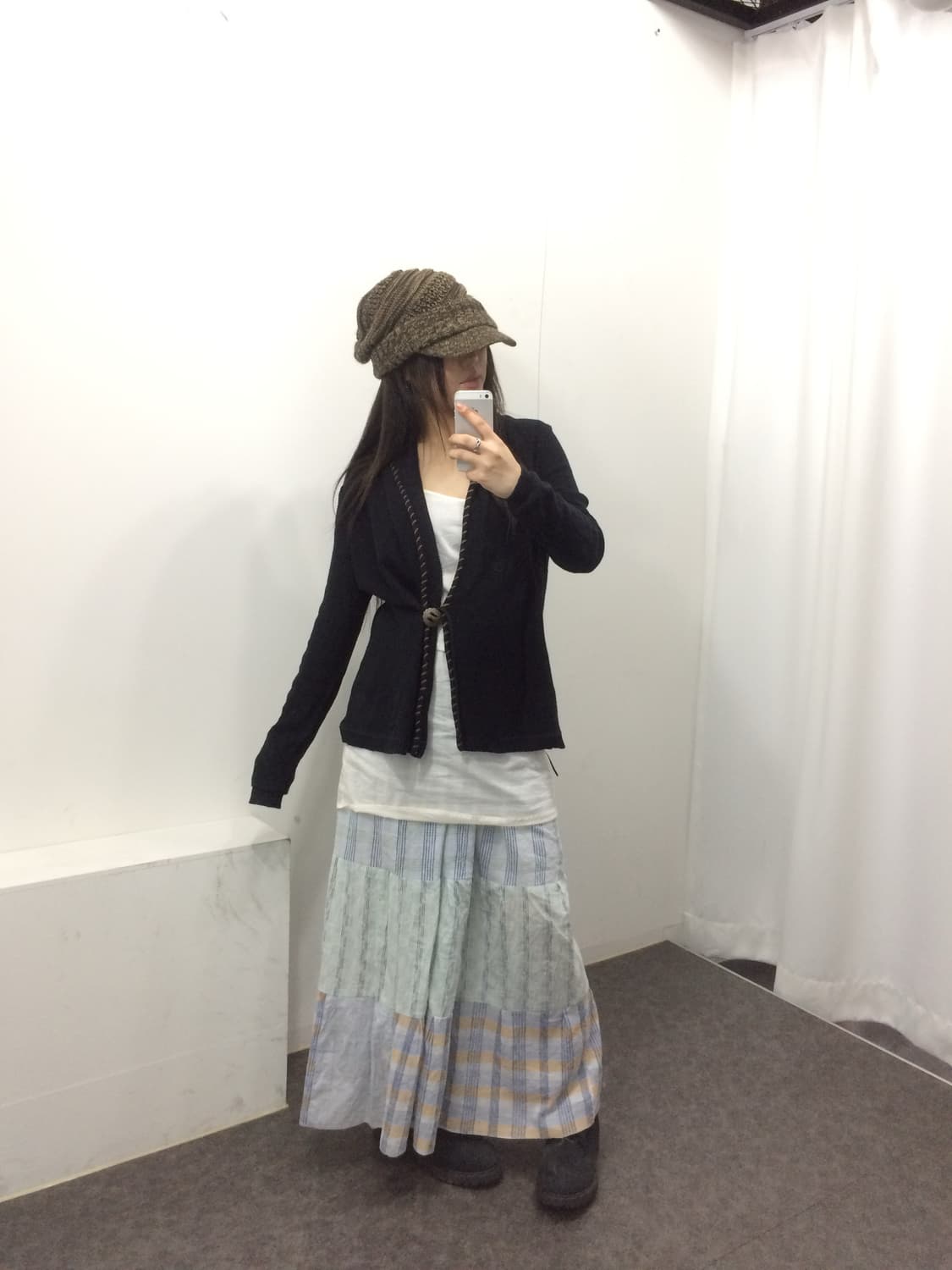 히피 스타일 사선 디테일 모리 세트 상품이미지2