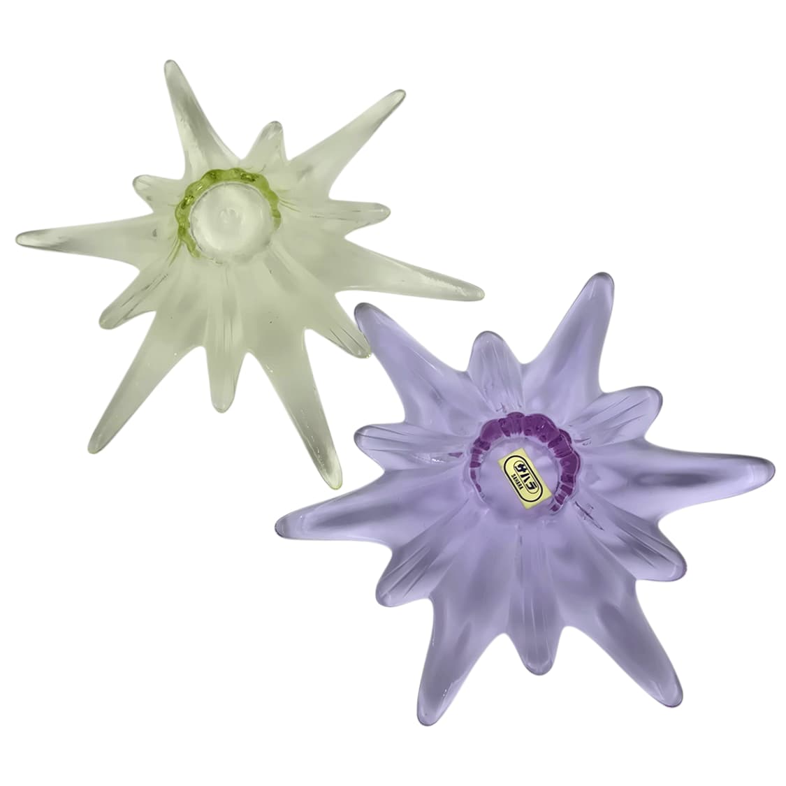 80s 사하라 핸드블로운 눈꽃 캔들 홀더 세트 상품이미지2