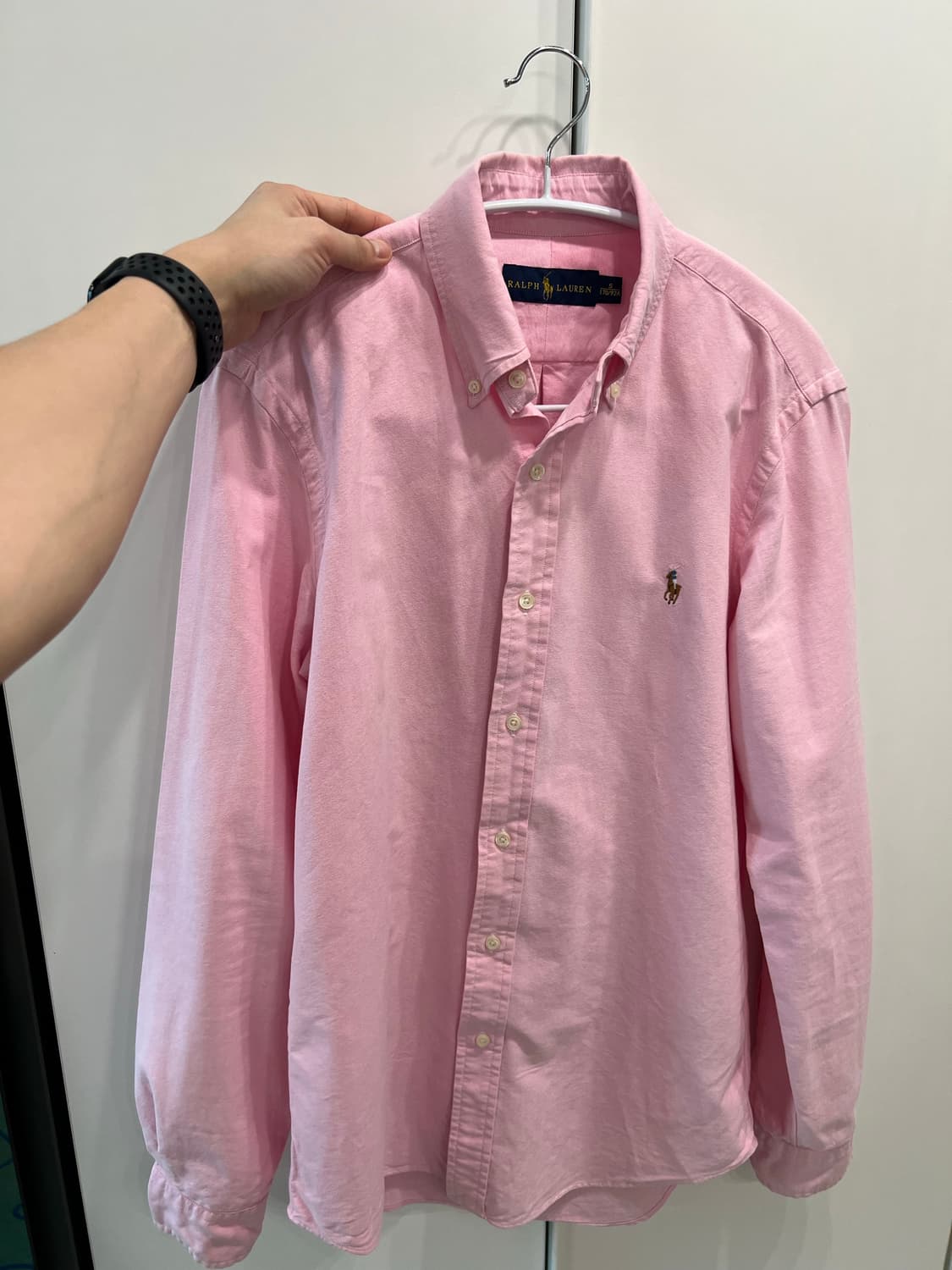 폴로 핑크 옥스퍼드 셔츠 상품이미지2