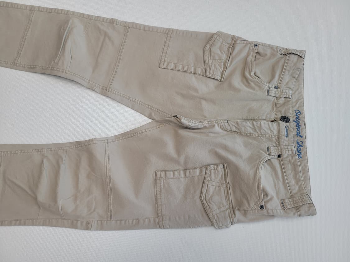 쉐인 Shane 남자 슬림 카고 면바지 32 베이지 상품이미지3