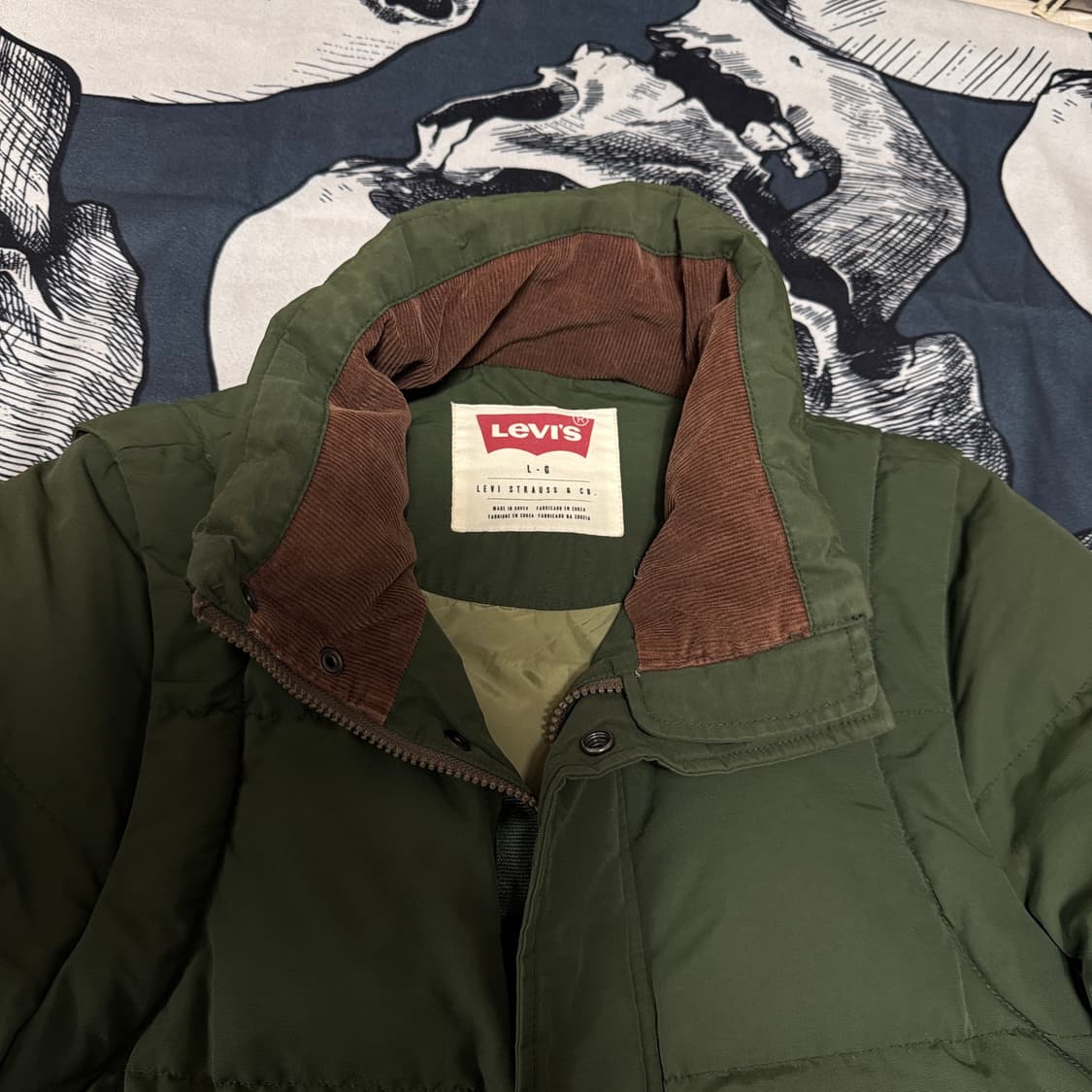 리바이스 다운 패딩 L사이즈 상품이미지5