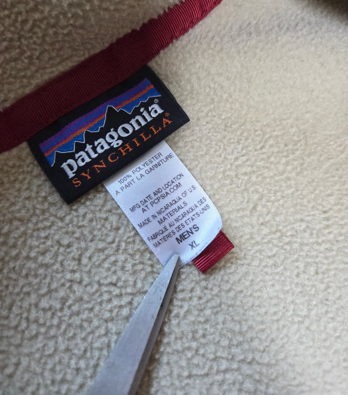 (XL)파타고니아 베이지 네이비 신칠라  상품이미지4