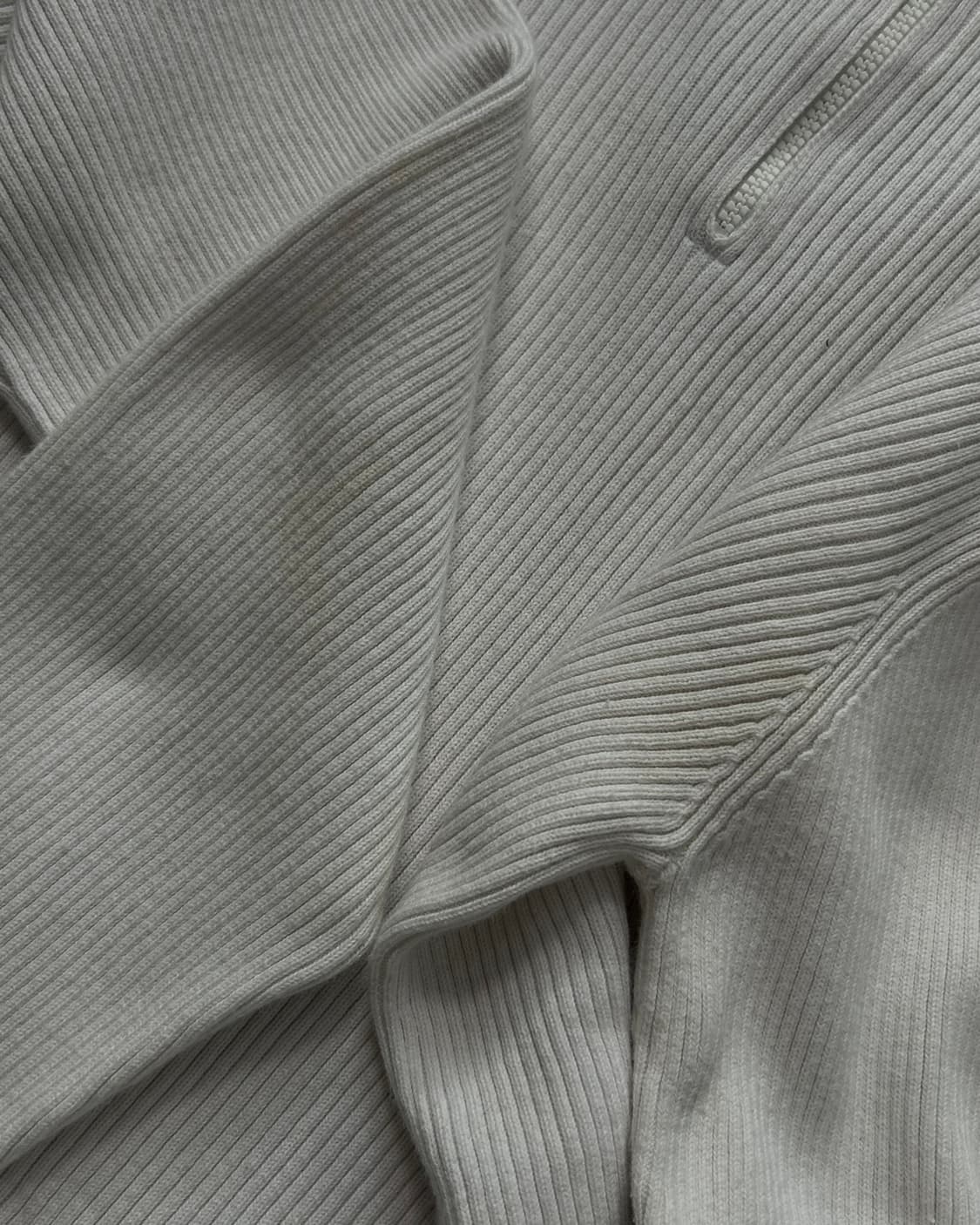 폴로 진스 성조기 넥 로고 크롭 하프집업 니트  상품이미지5