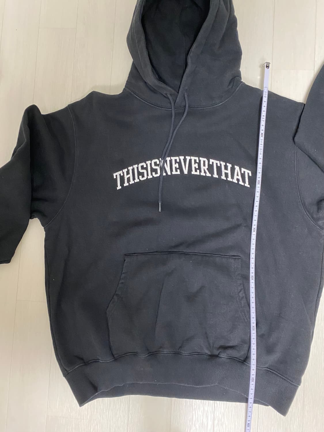 디스이즈네버댓 빅로고 후드(size L) 상품이미지3