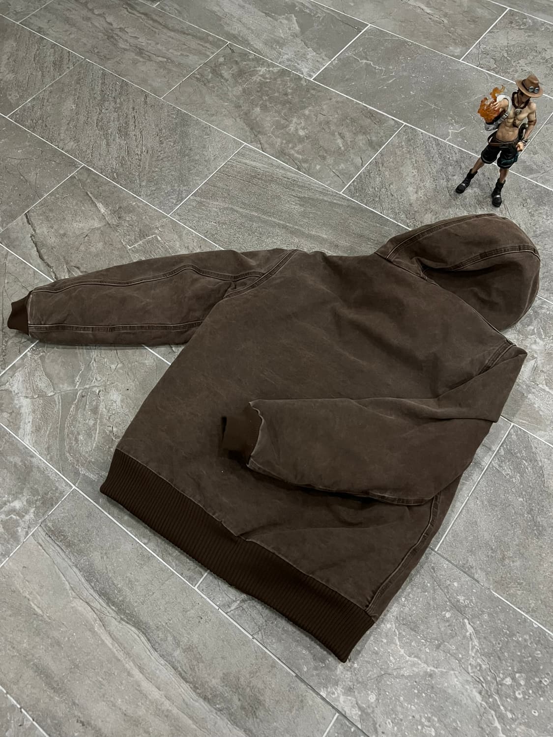 (M) 칼하트 덕 액티브 후드자켓 J130 CHT 체스트넛 상품이미지8