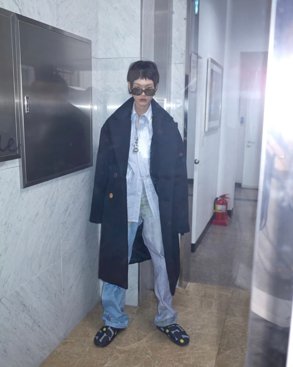 더뮤지엄비지터 패디드더블코트 s 상품이미지5