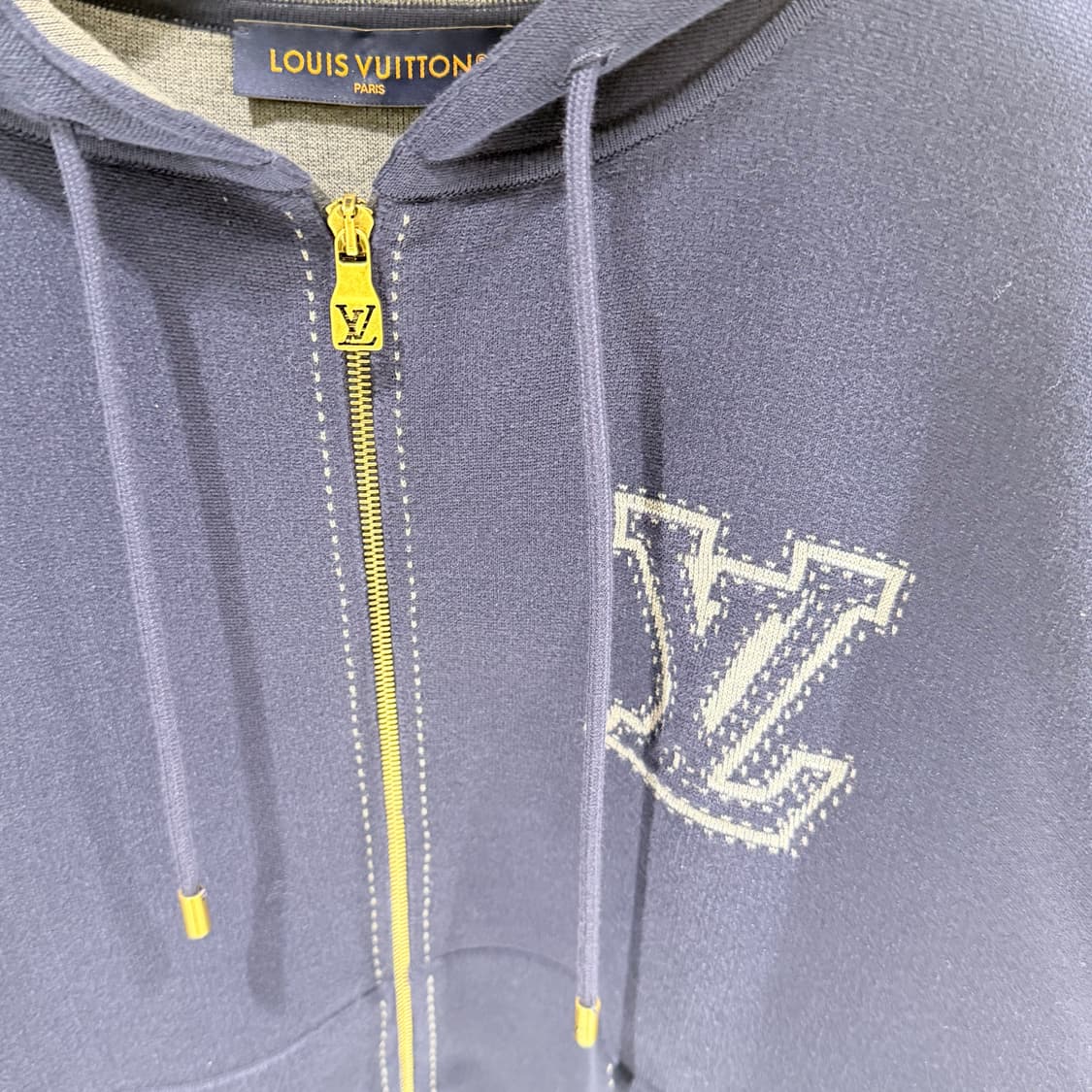 [26SS/XL] 루이비통 그래픽 인타르시아 지퍼 코튼 후드집업 상품이미지5