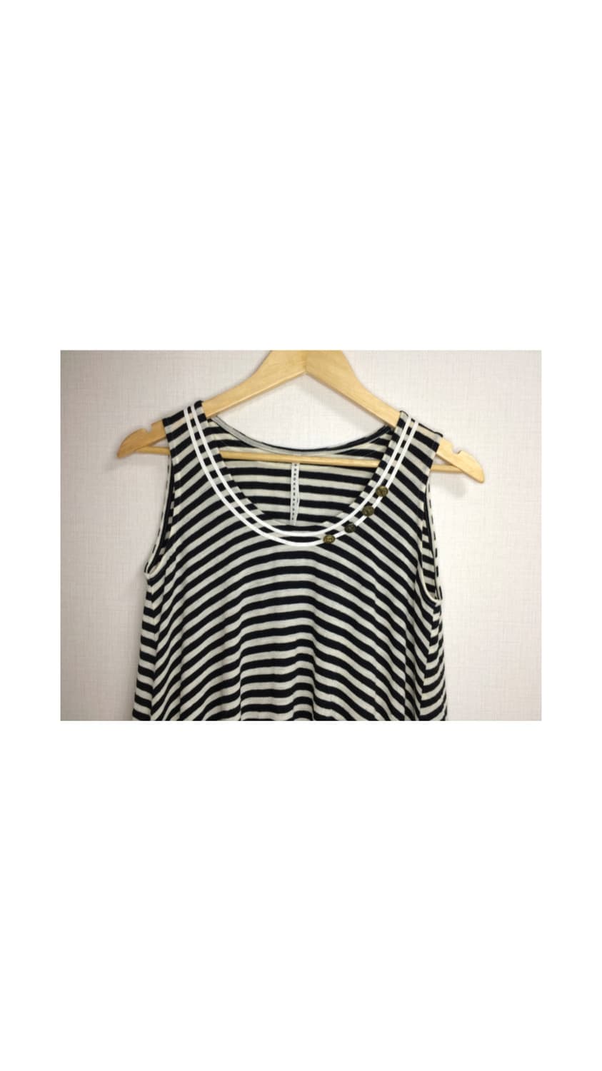 스나오 쿠와하라 스트라이프 벌룬 튜닉 원피스 상품이미지2