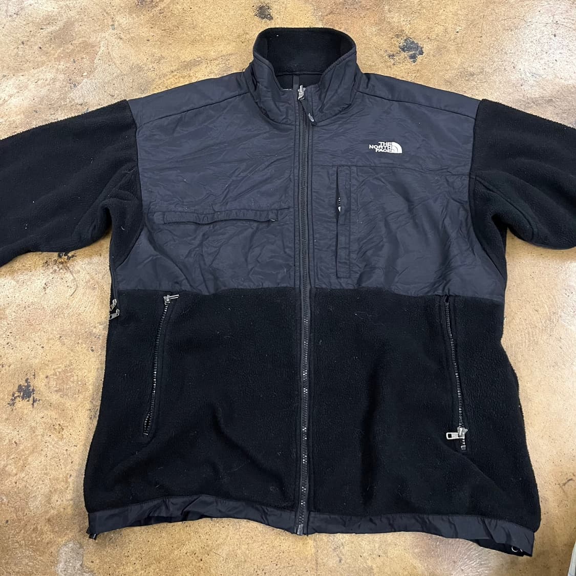 [정품/XL] 노스페이스 검정색 플리스 자켓 b14 상품이미지3