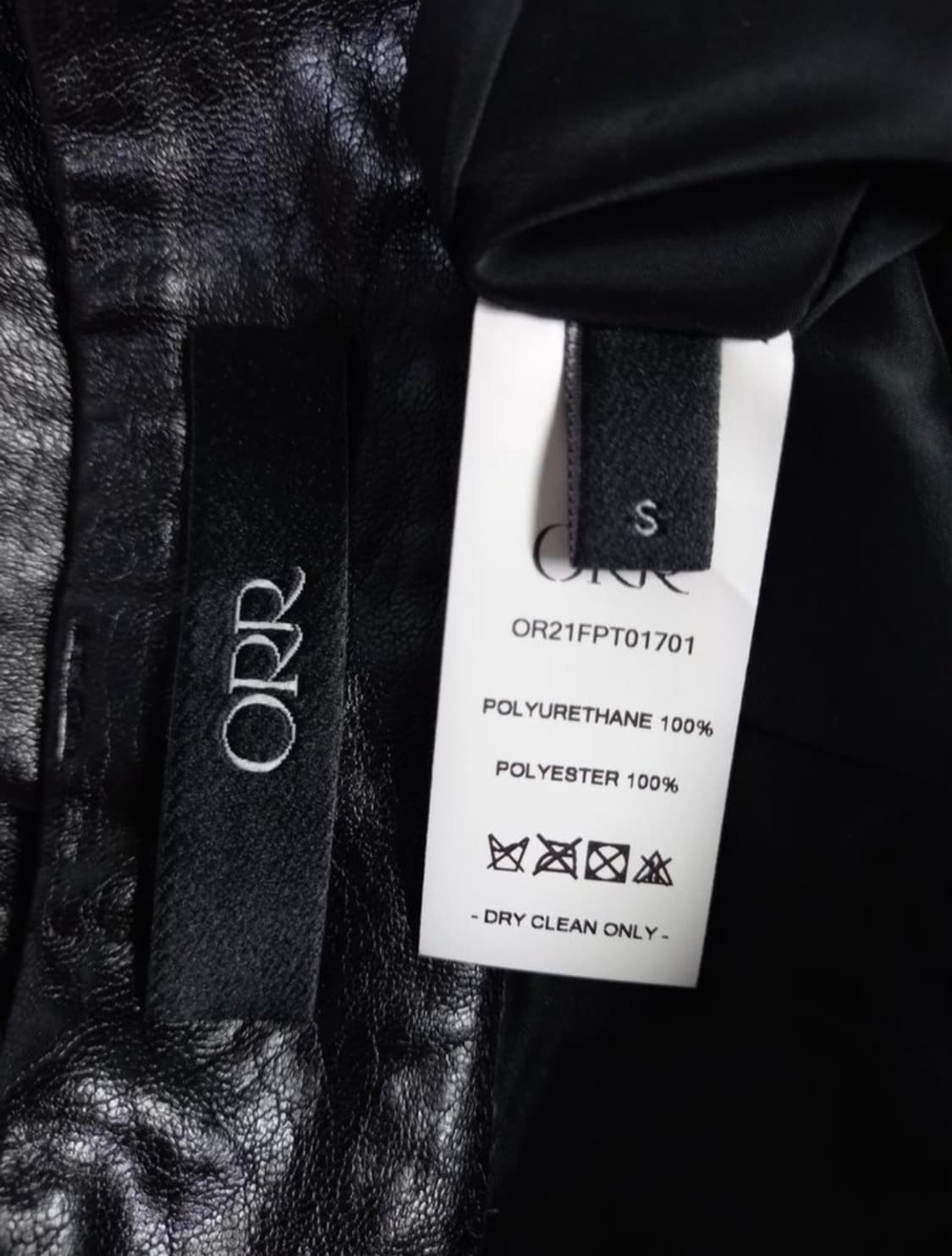 오르 ORR 춘추동 에코레더 6부 핀턱 팬츠 55.44 상품이미지8