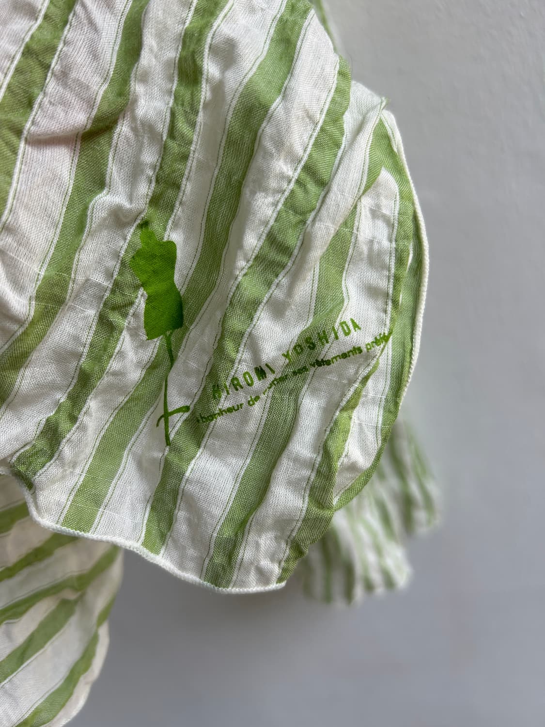 그린 스트라이프 스카프  상품이미지4