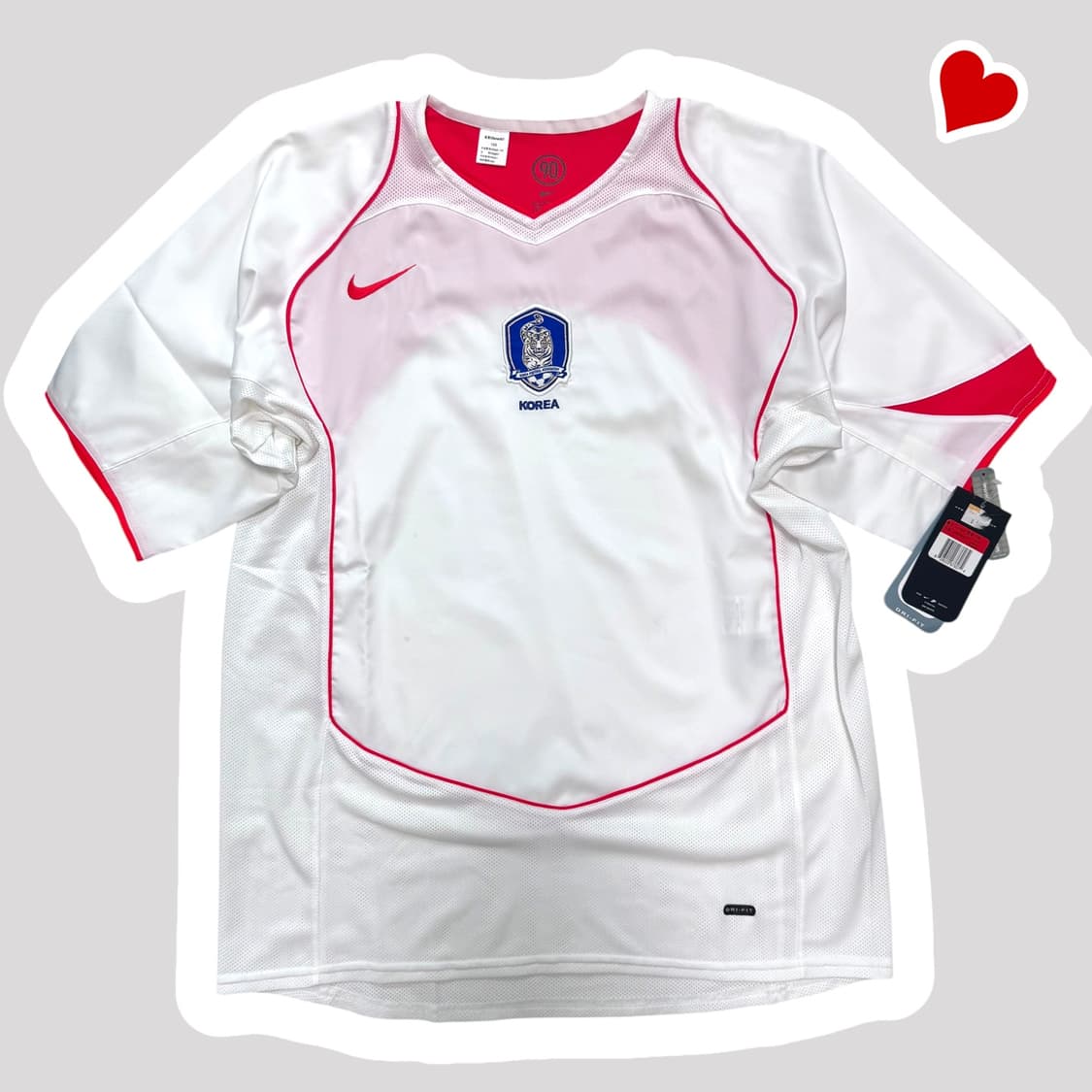 새상품 나이키 04s 코리아 화이트 어웨이 유니폼 상품이미지1