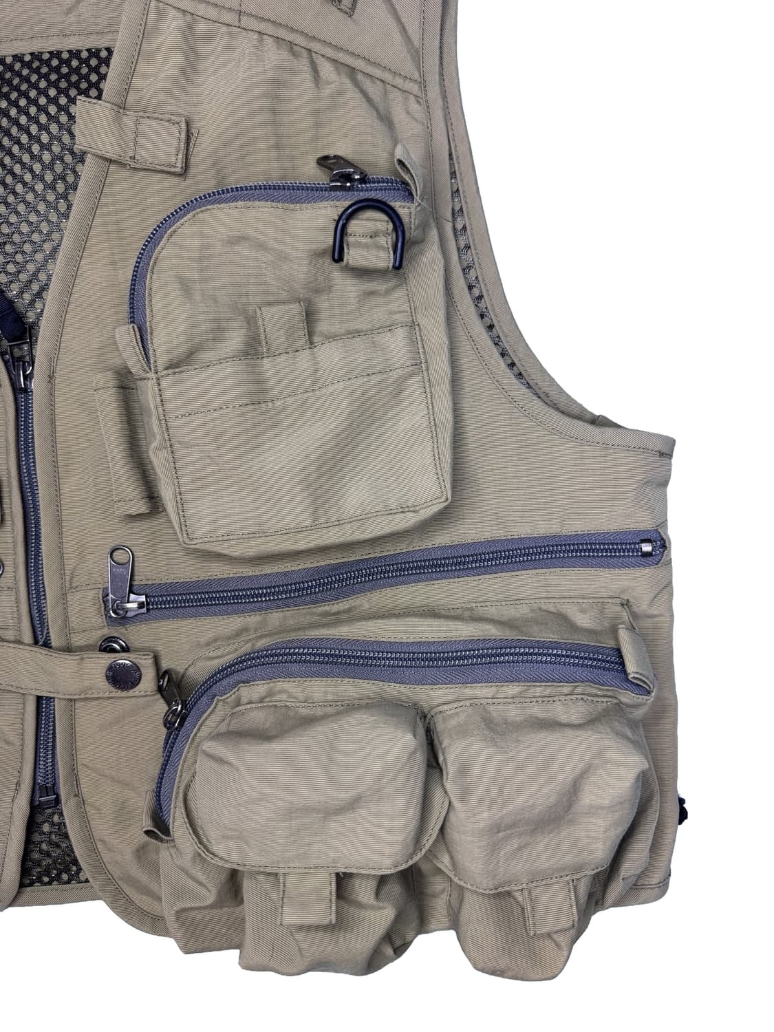 빈티지 카키 멀티포켓 피싱 베스트 fishing vest L 상품이미지4