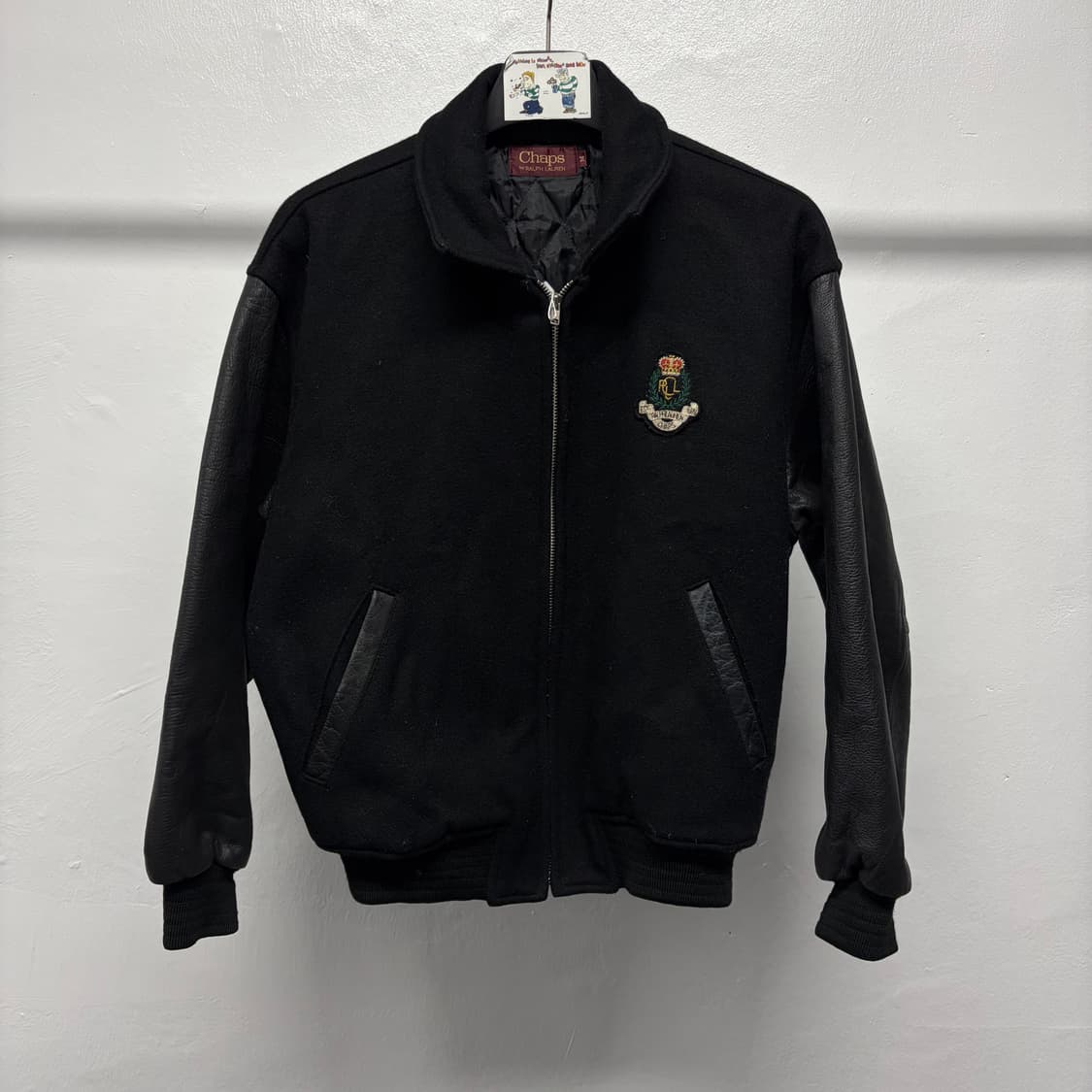 Chaps 울 레더 바시티 상품이미지1