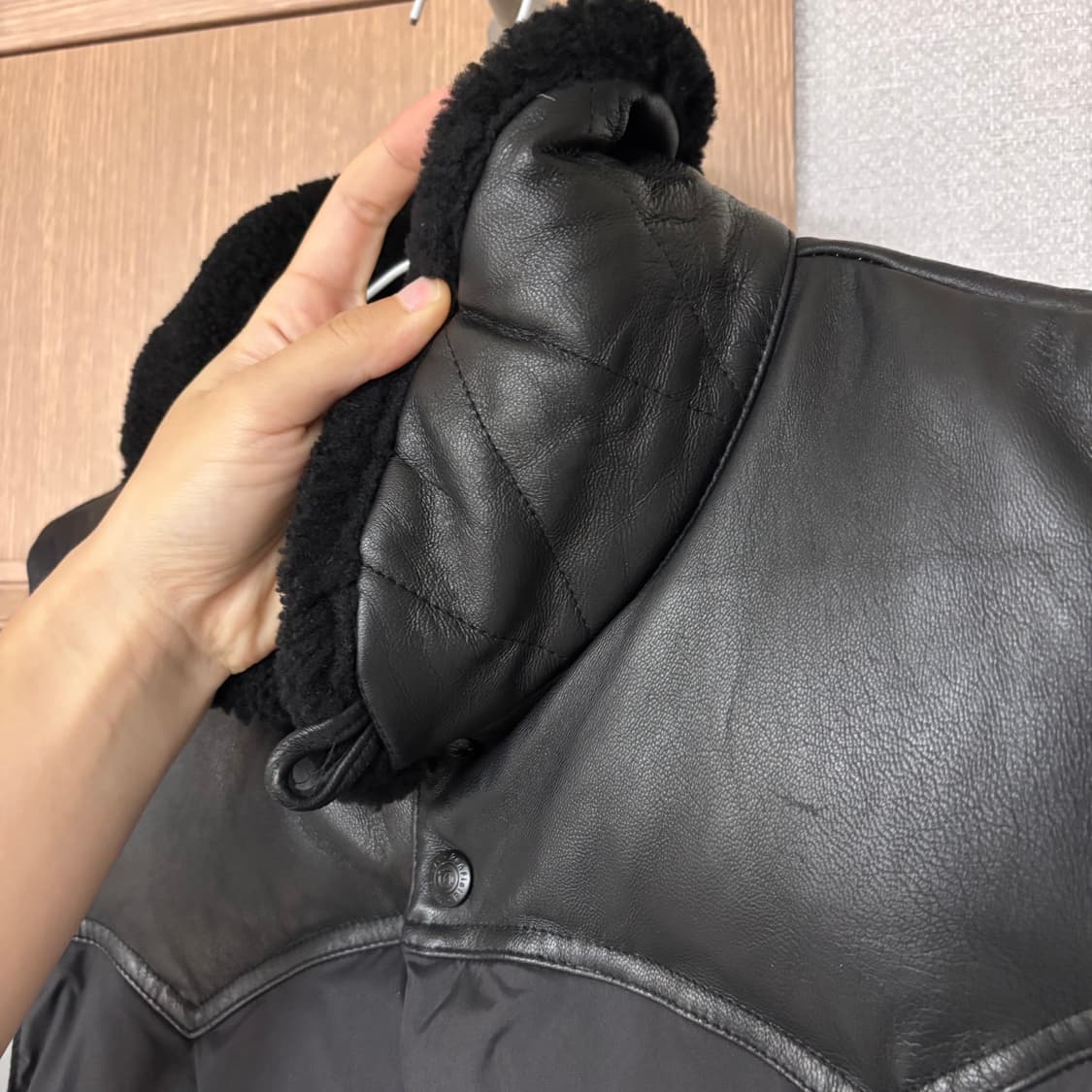 펜필드 락울 다운 베스트 블랙 M 상품이미지7