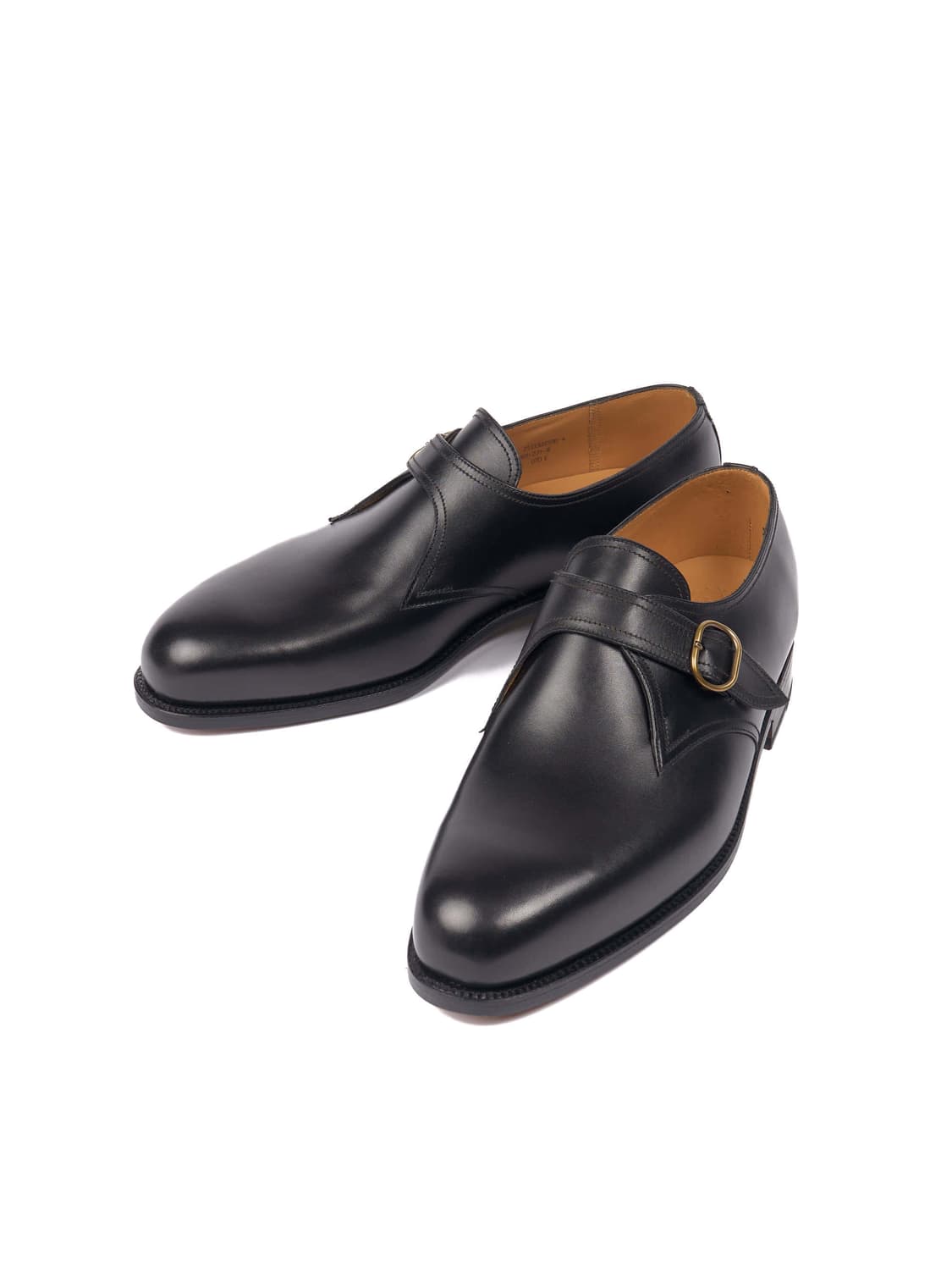 Simple Buckle 231 Derby Black Boxcalf 상품이미지1