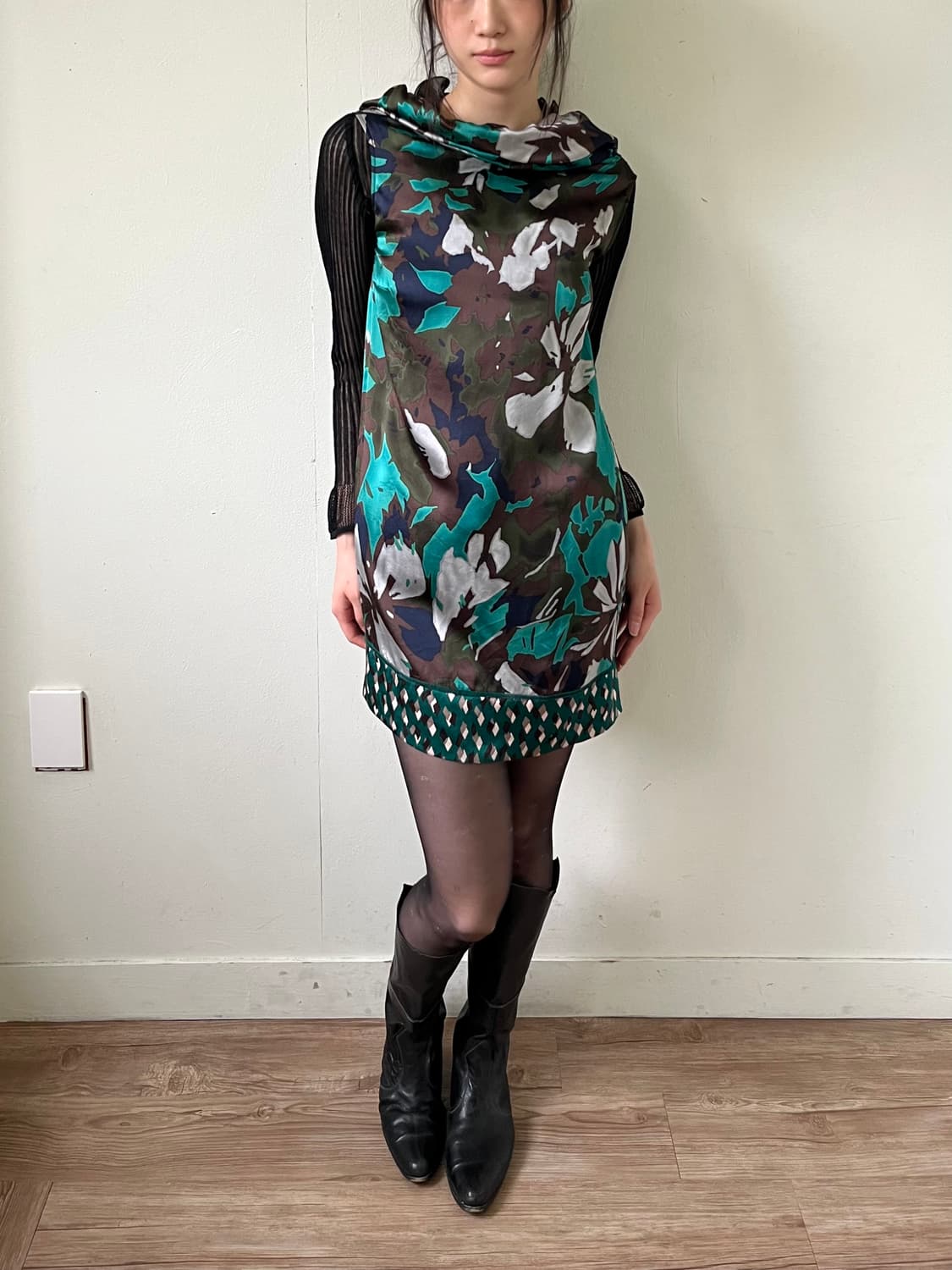 MISSONI 밀리터리 플라워 원피스 상품이미지8