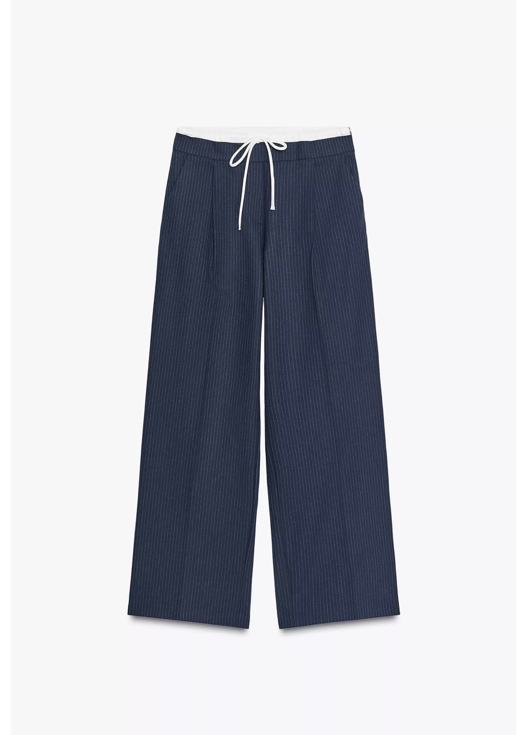 자라 더블 웨이스트 와이드 팬츠 XS 상품이미지1