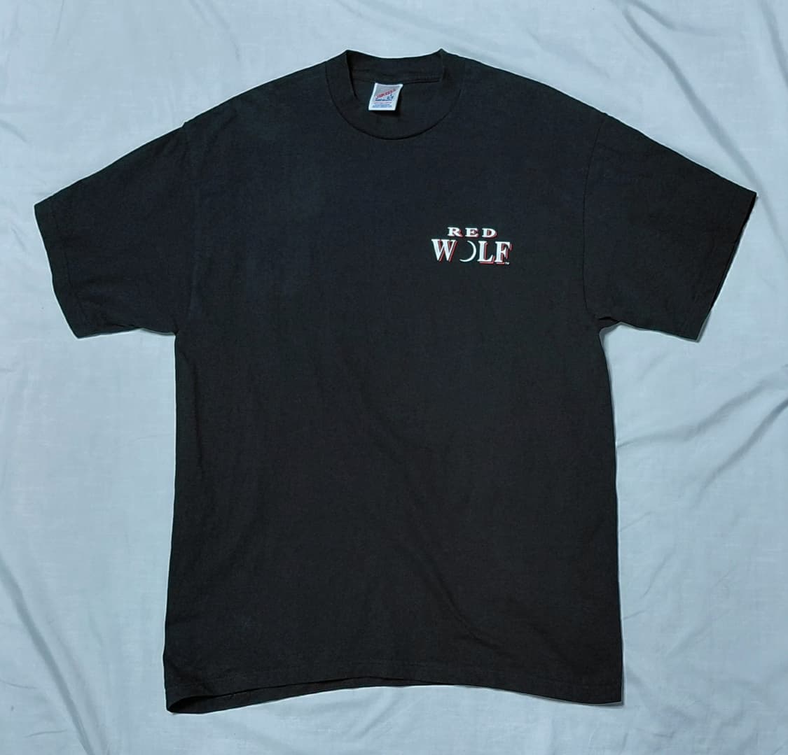 [L] 90년대 미국산 저지스 올드태그 Red Wolf 반팔티 상품이미지2